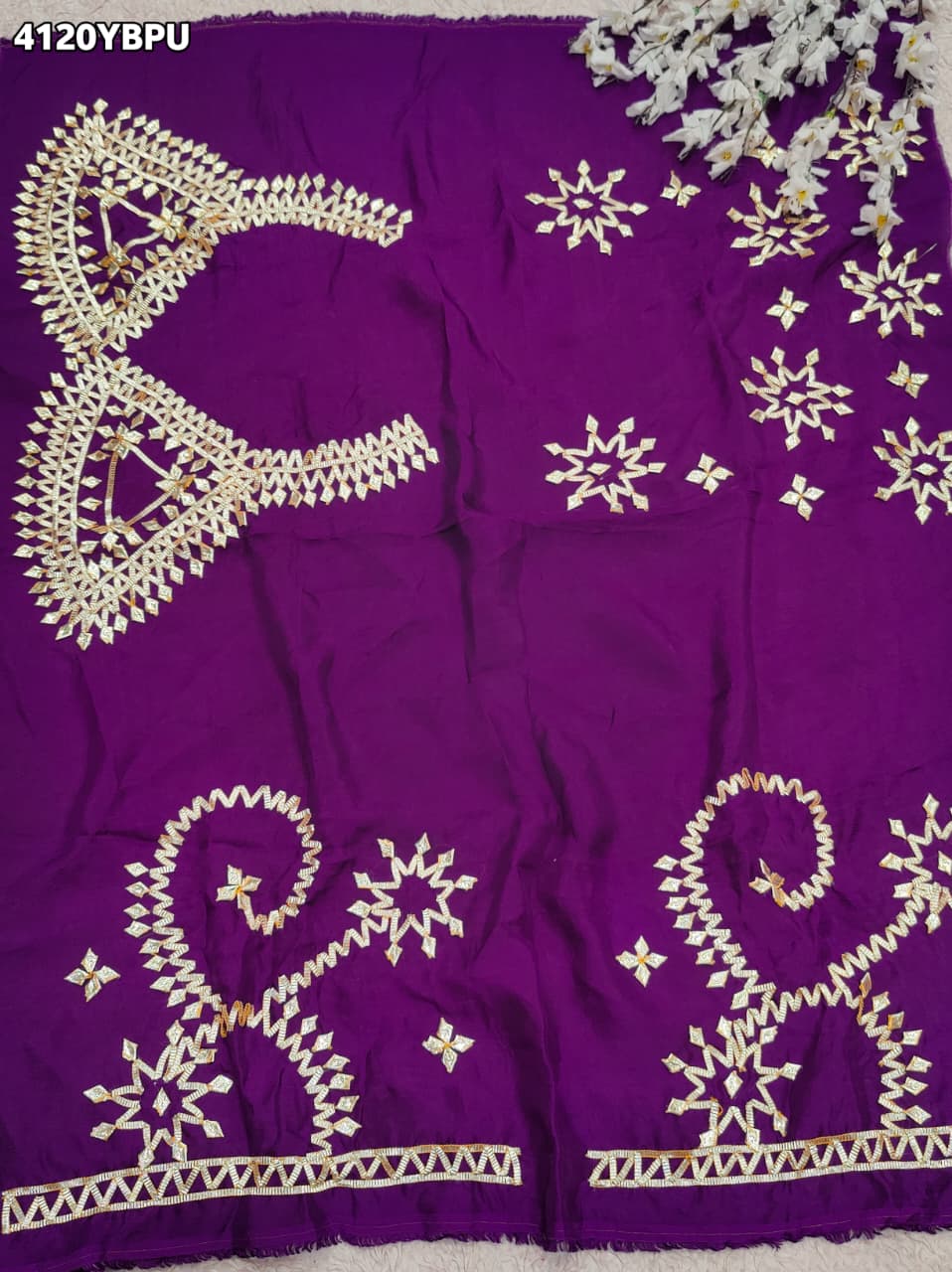 Buy Gaji Silk Blouse With Designer Festive Wear Kcpc