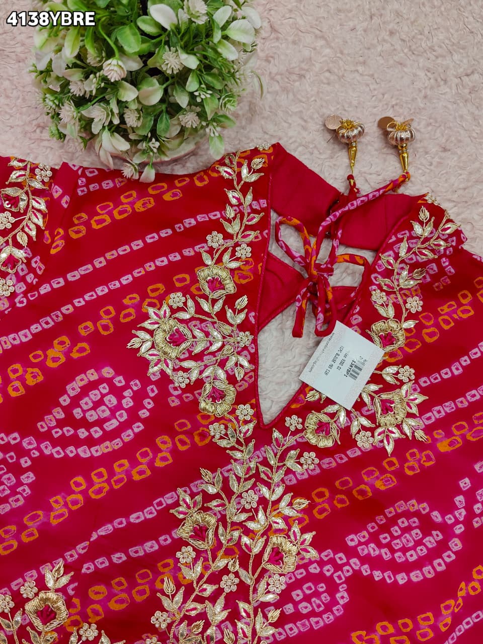 KcPc Premium Ojariya Blouse with Beautiful Zardosi WorkMEG