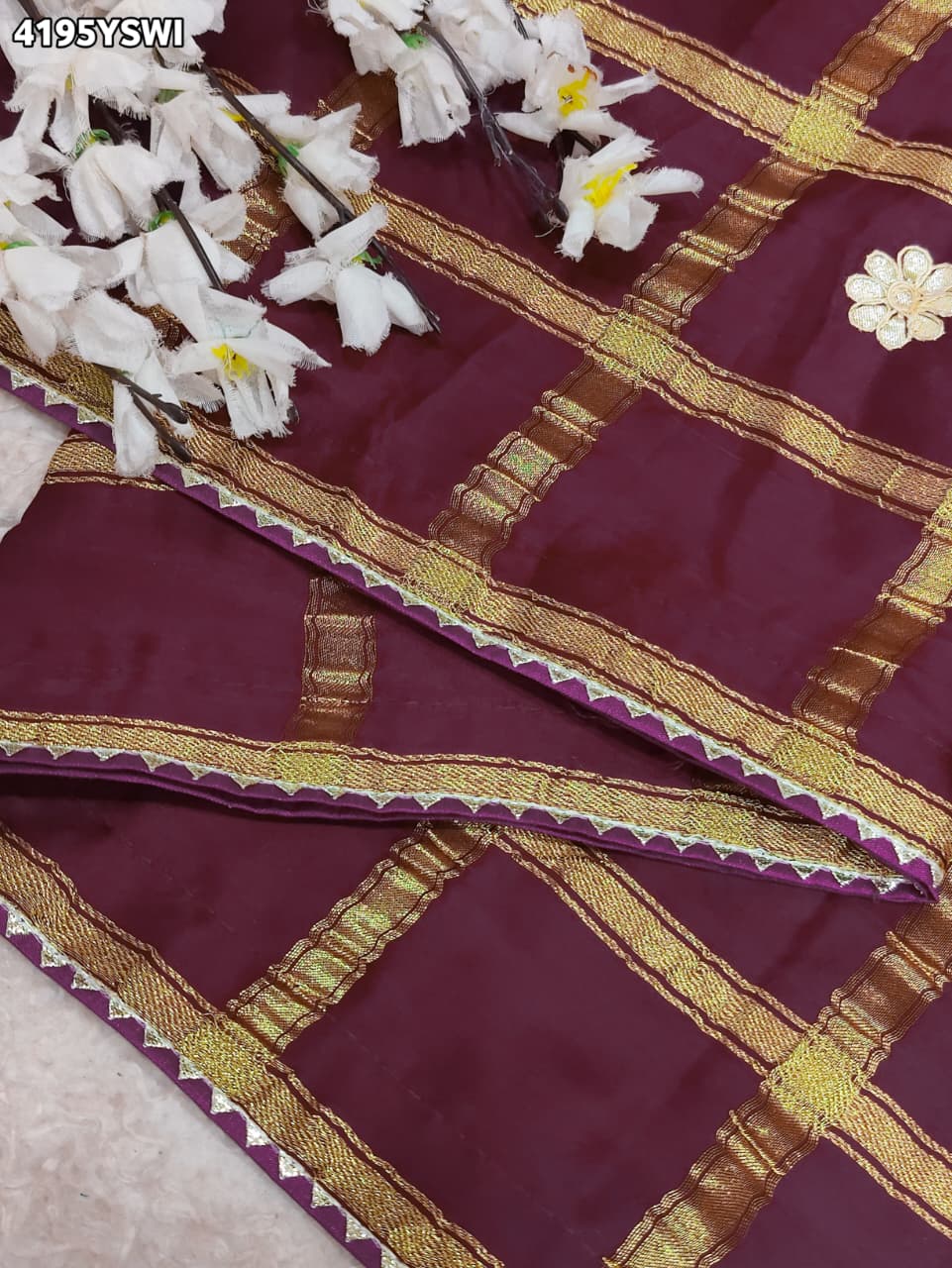 Buy Modal Silk Bandhani Style With GotaPatti Work KcPc