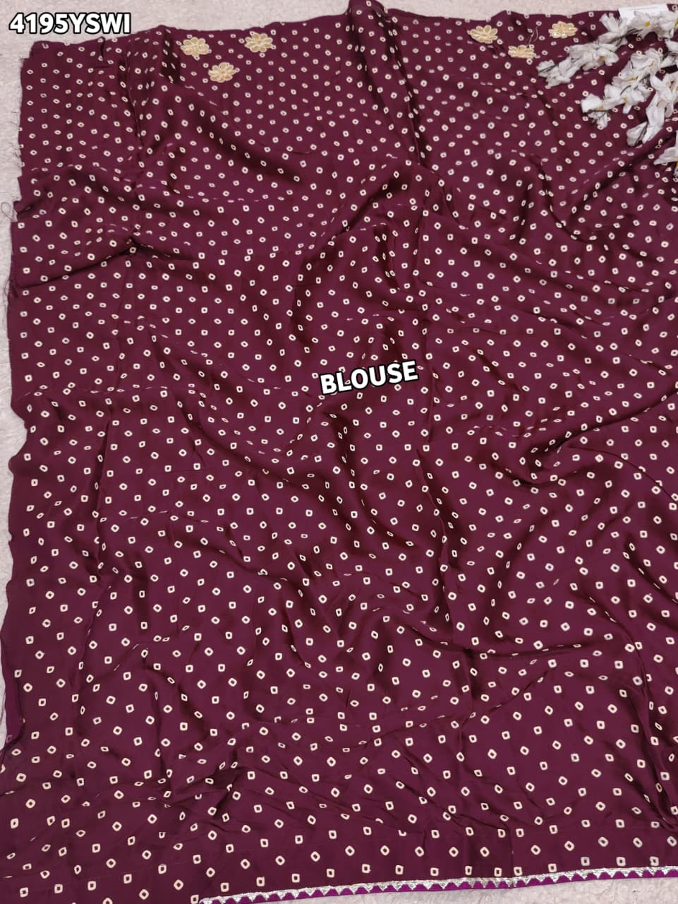 Buy Modal Silk Bandhani Style With GotaPatti Work KcPc