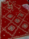 Buy Chinon Silk Saree with Beautiful Gota Patti Detailing KcPc
