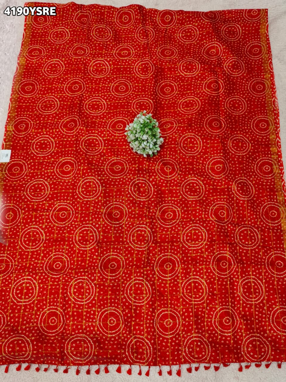 BuyKota Doria Saree with Bandhani Design for Mangal Path KcPc