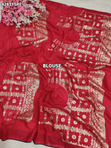 Buy Dola Silk With Bandhani StyleSareeKcPc