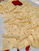 Buy Kota Doria Saree With Bandhani Stye KcPc