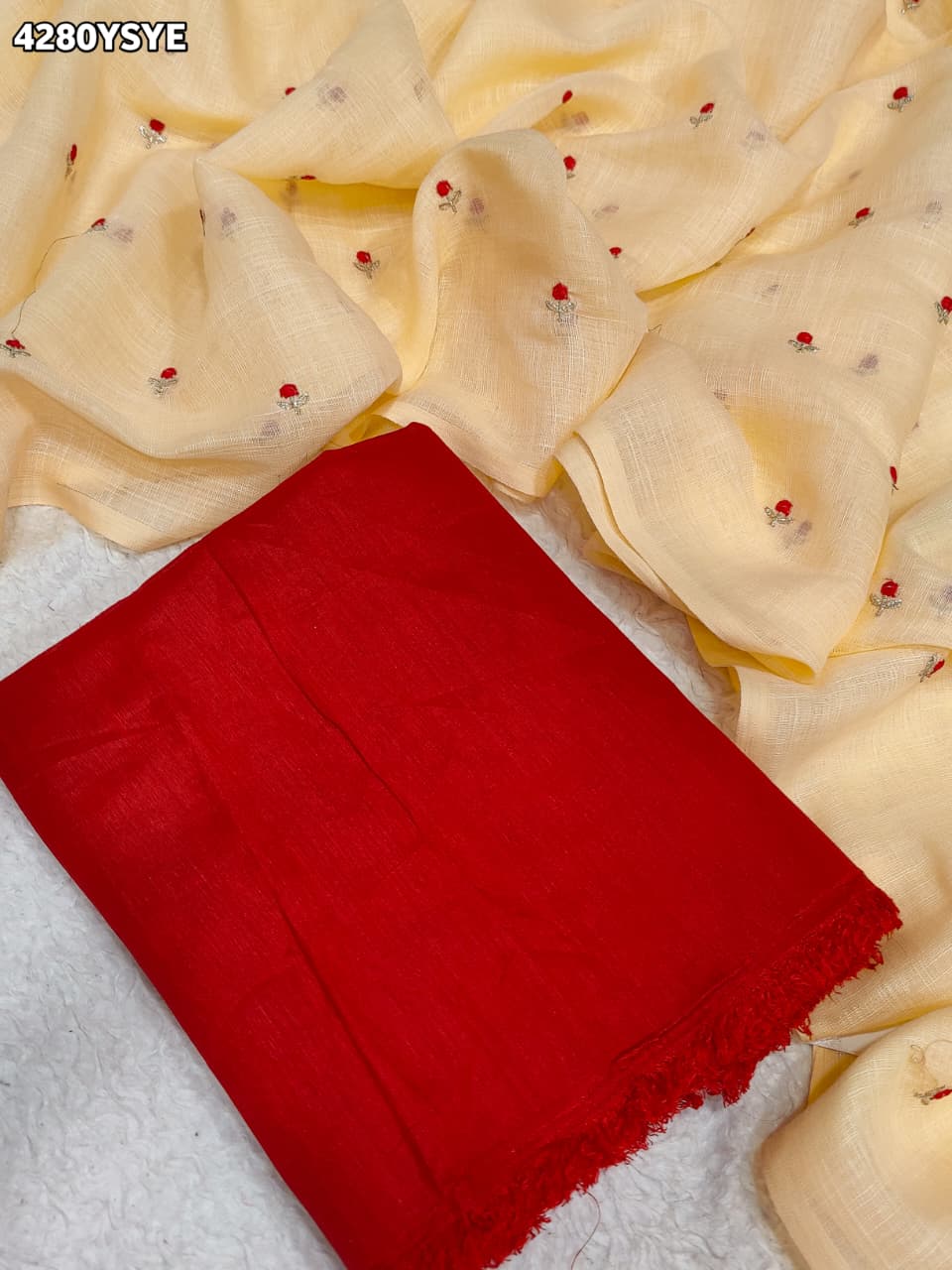 Buy Kota Doria Saree With Bandhani Stye KcPc
