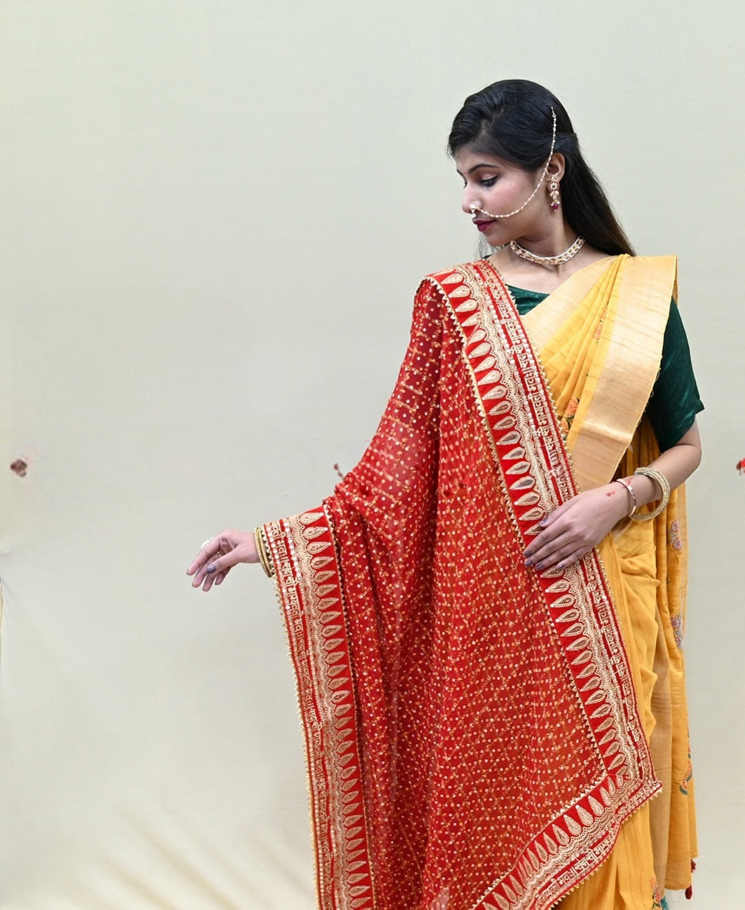 KcPc Designer Ghatchola Georgette Duppata for Women