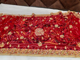 KcPc Beautifull Aara-Taari Work Marwari Chunri