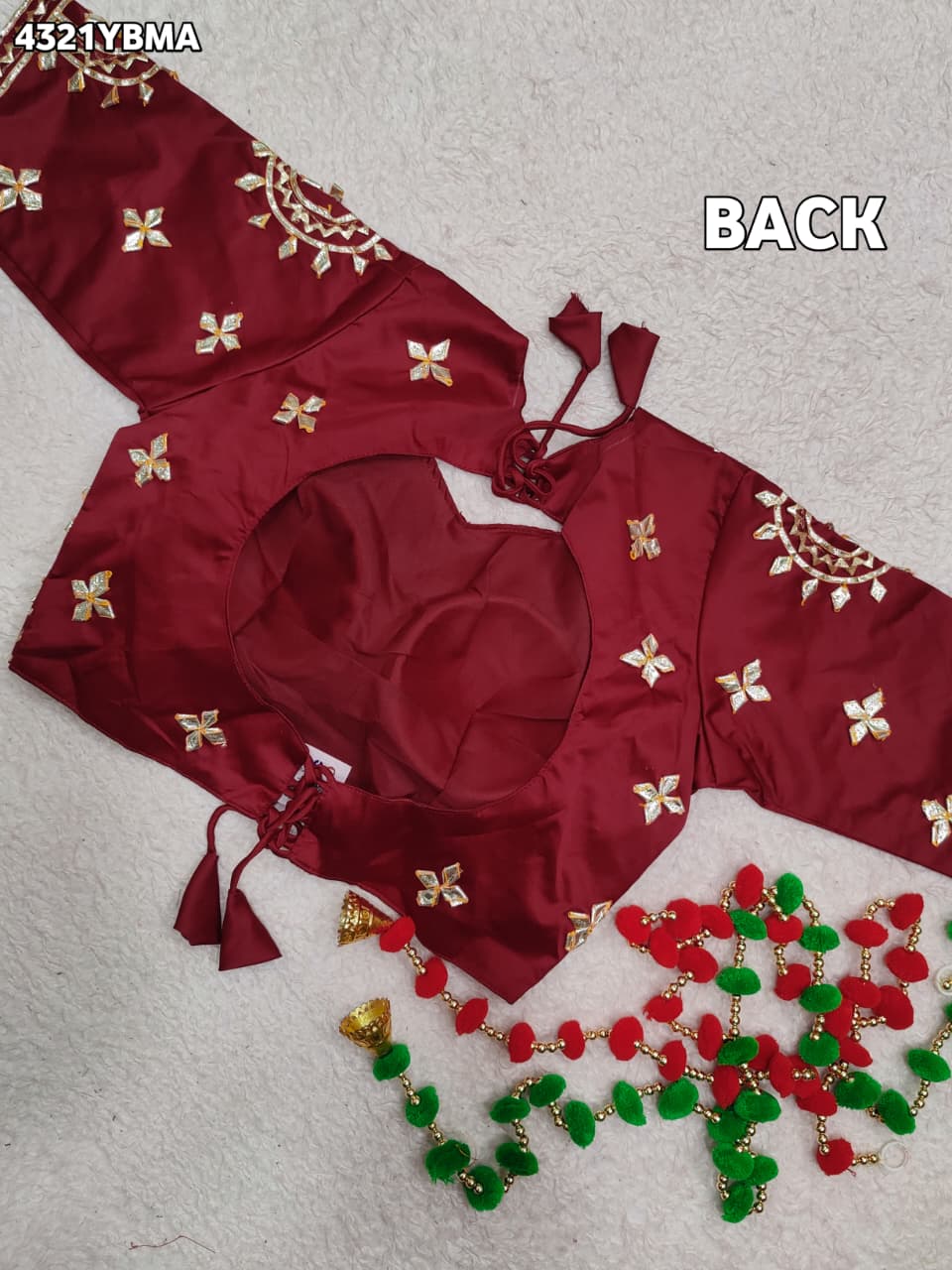 KcPc New Gaji Silk Designer Blouse with Gota Patti Work Blouse PRD