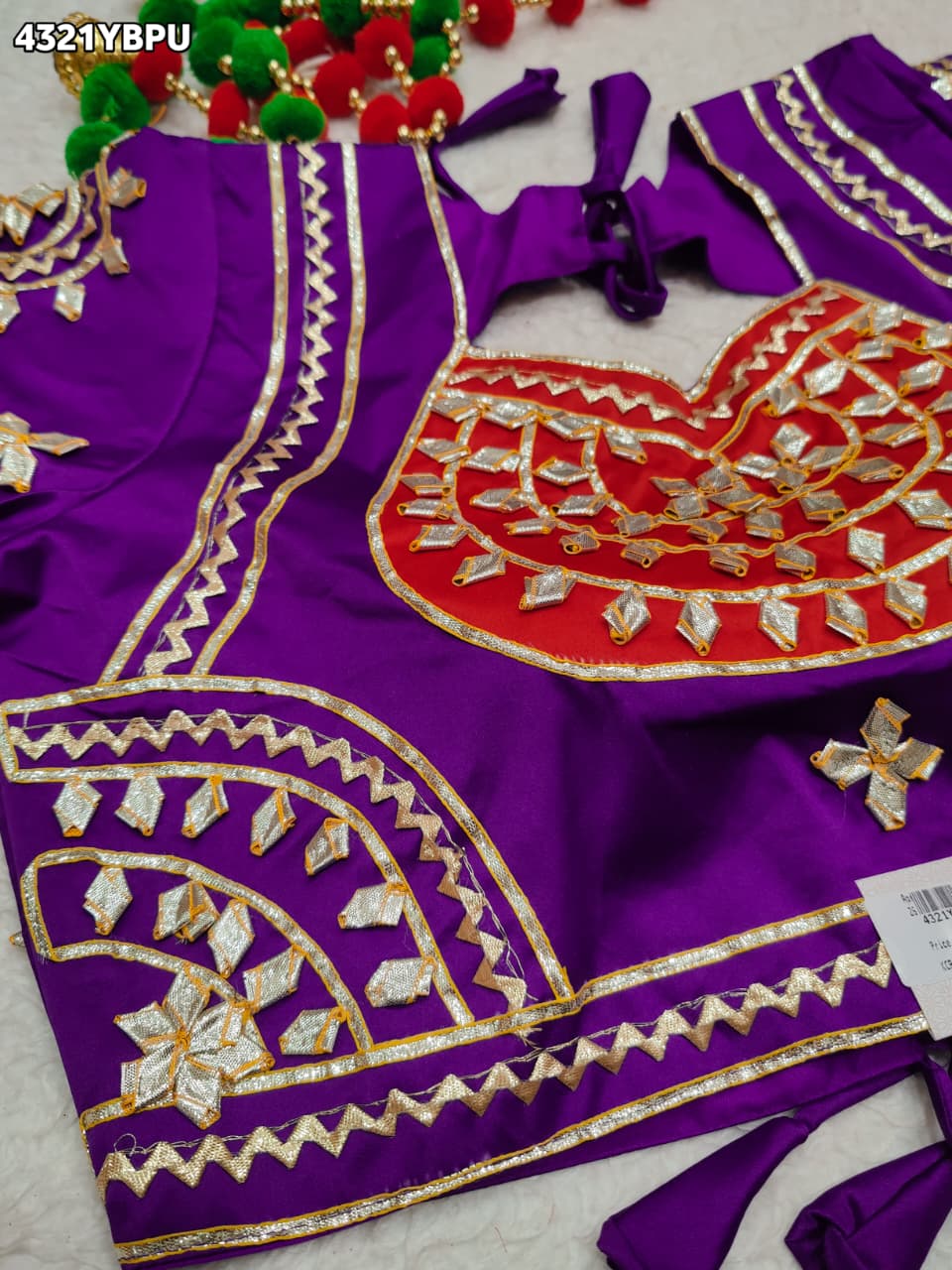 KcPc New Gaji Silk Blouse with Designer Gota Patti Work Blouse PRD