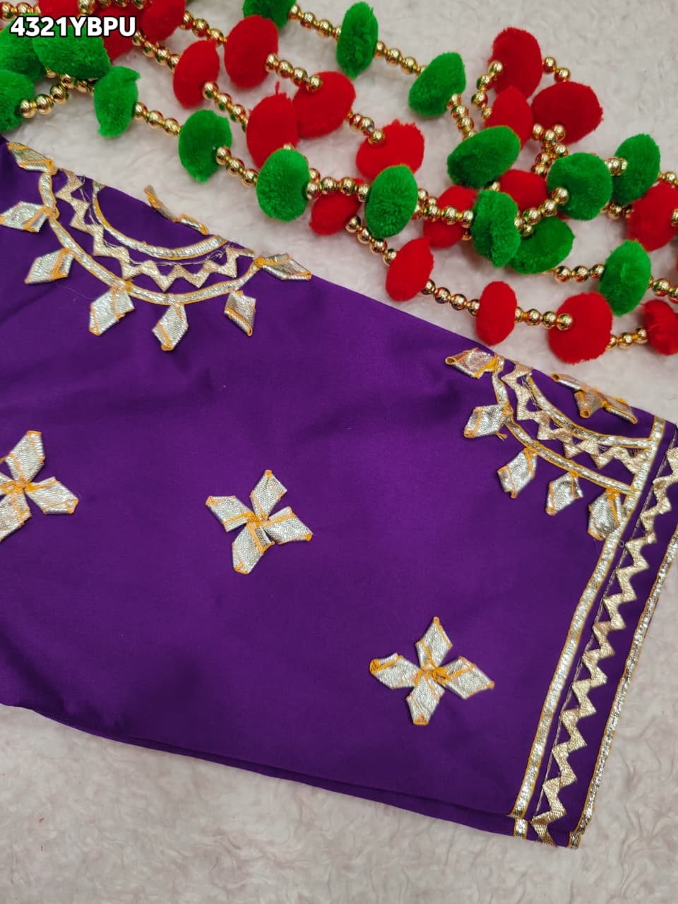 KcPc New Gaji Silk Blouse with Designer Gota Patti Work Blouse PRD