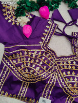 KcPc New Exclusive Gaji Silk Blouse with Designer Gota Patti Work Blouse PRD