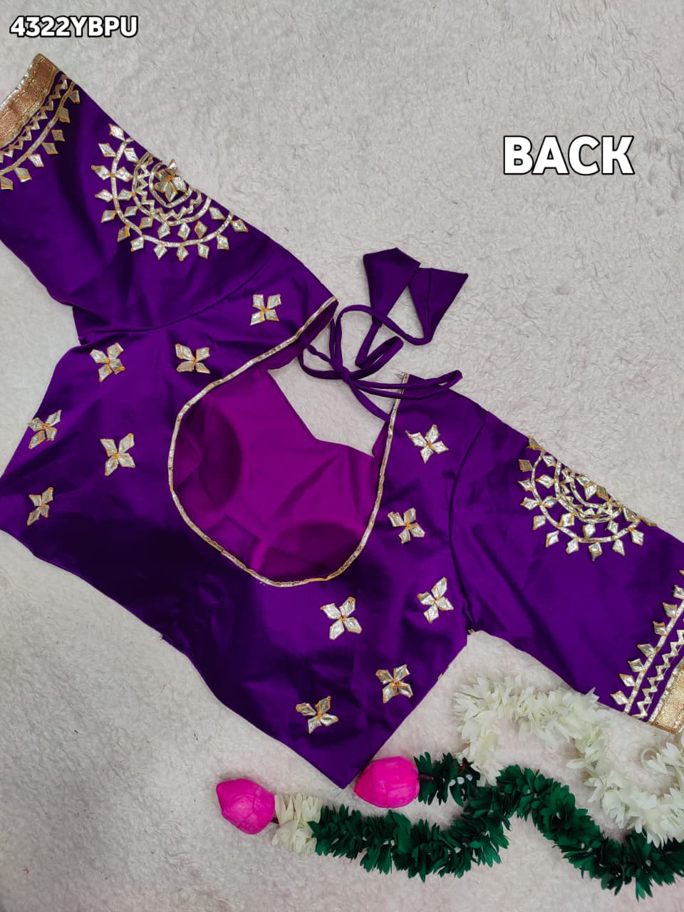 KcPc New Exclusive Gaji Silk Blouse with Designer Gota Patti Work Blouse PRD