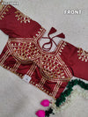 KcPc New Modern Gaji Silk Blouse with Designer Gota Patti Work Blouse PRD