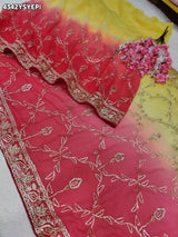 Buy Chiffon Saree With Gota Patti Work KcPc
