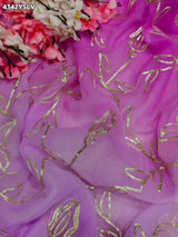 Buy Chiffon Saree With Gota Patti Work KcPc