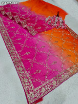 Buy Chiffon Saree With Gota Patti Work KcPc