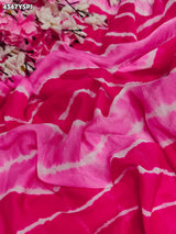 KcPc Premium Chiffon Leheriya Saree Designed with Traditional Gotapatti HandworkSFS