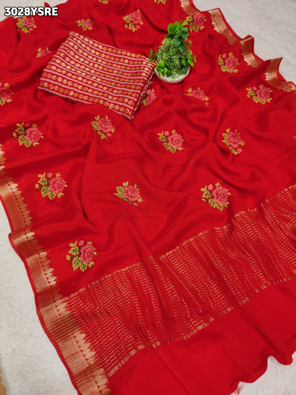 KcPc Premium Banarasi Style HO Silk Saree for Festive & Traditional Wear MAD