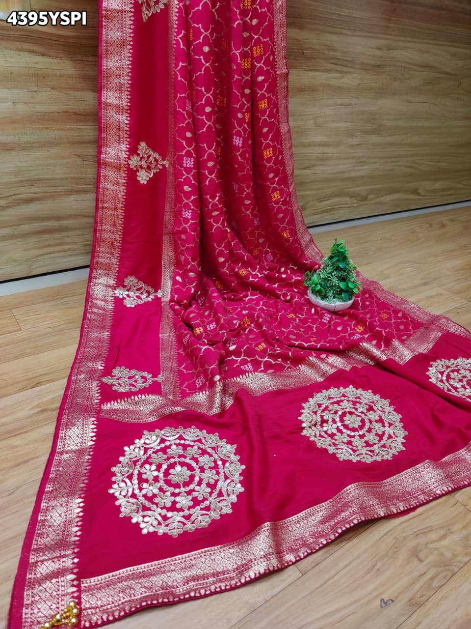 KcPc New Premium Banarasi Style Modal Silk Saree for Festive Wear
