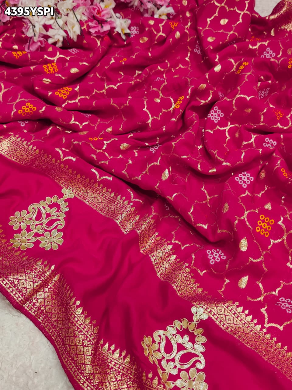 KcPc New Premium Banarasi Style Modal Silk Saree for Festive Wear