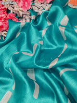KcPc Premium Tissue Silk Floral Print Saree for Festive & Traditional WearVJT