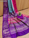 KcPc Premium Banarasi Style Saree Crafted in Soft Crepe Silk Fabric VJT