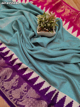 KcPc Premium Banarasi Style Saree Crafted in Soft Crepe Silk Fabric VJT