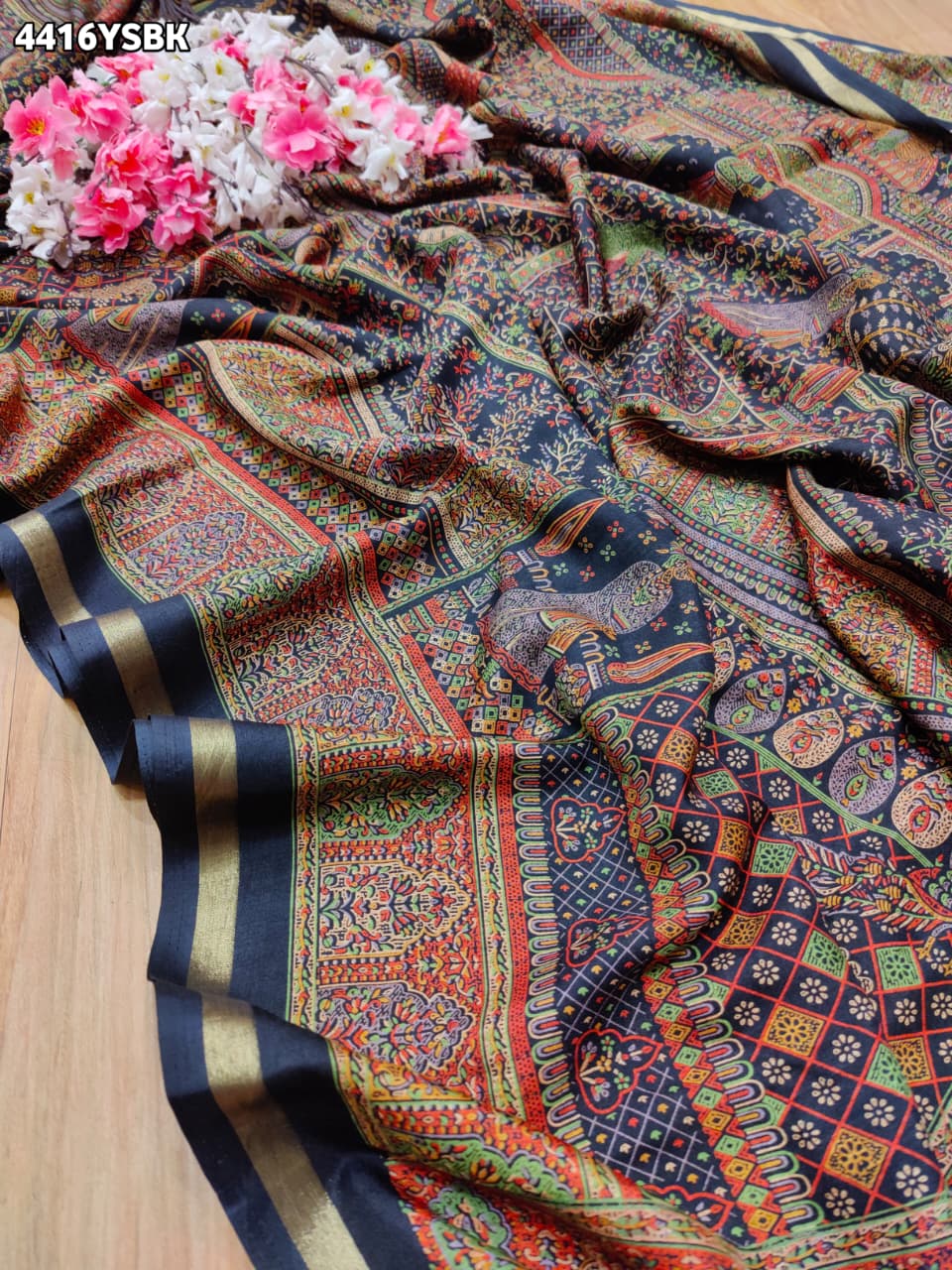 KcPc New Premium Tusser Saree Crafted for Graceful Festive Fashion