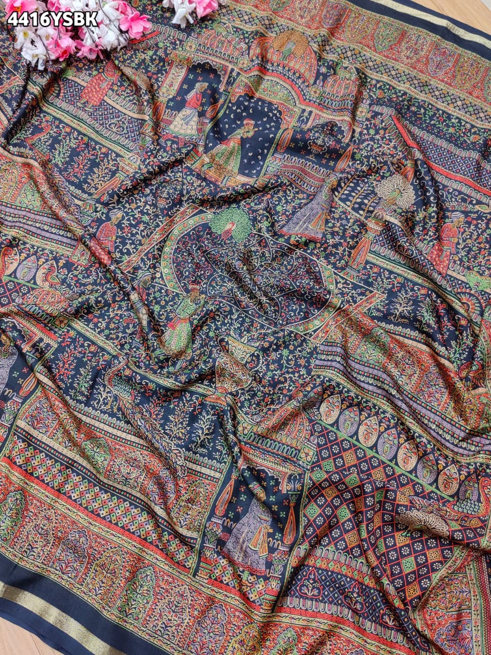 KcPc New Premium Tusser Saree Crafted for Graceful Festive Fashion