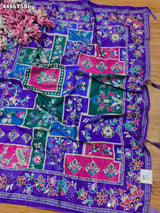 KcPc Premium Printed Style Saree with Beautiful Mirror Work Detailing ASH