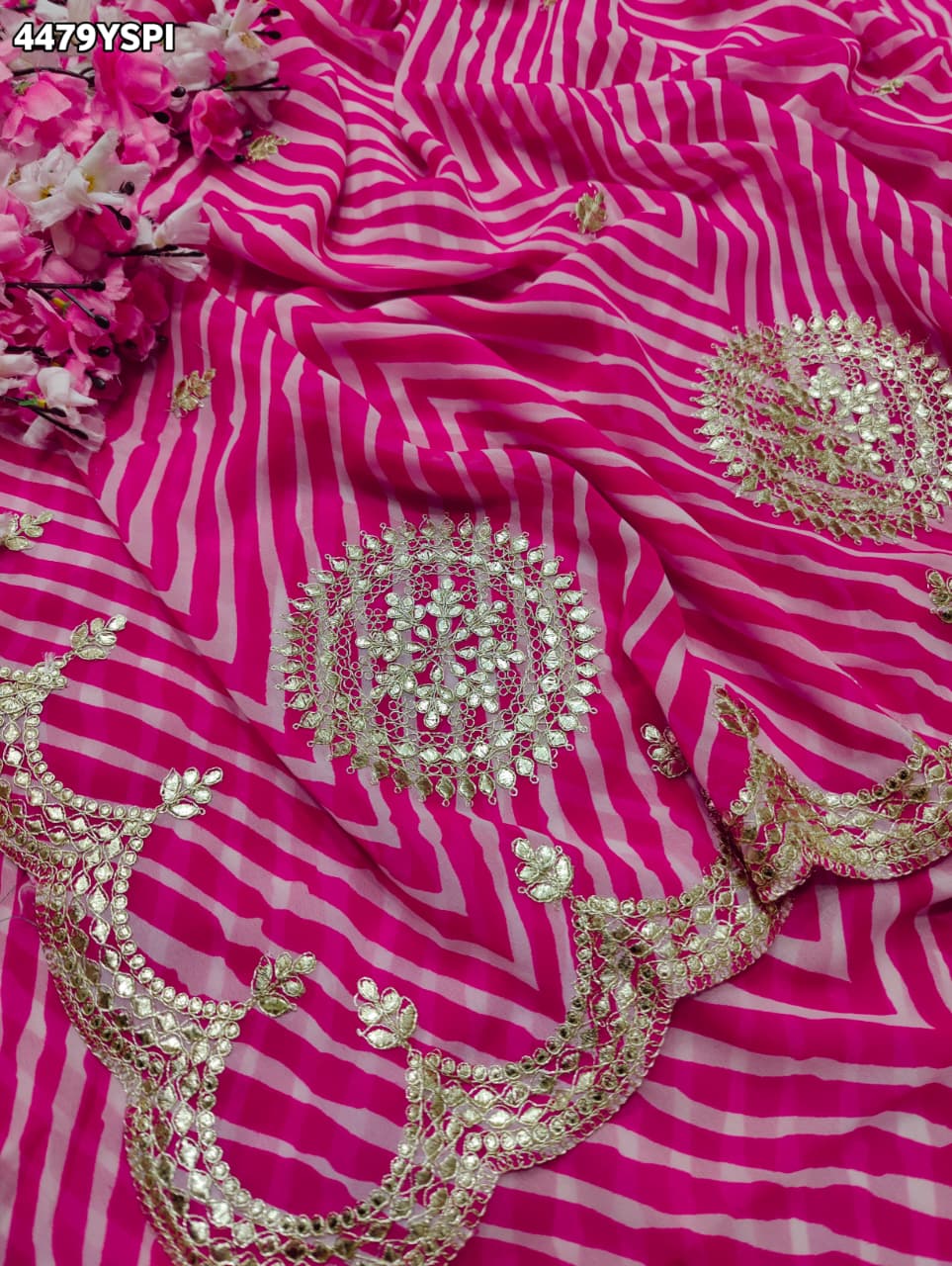 KcPc Royal Festive Wear Saree Crafted in Soft Georgette Fabric PDM