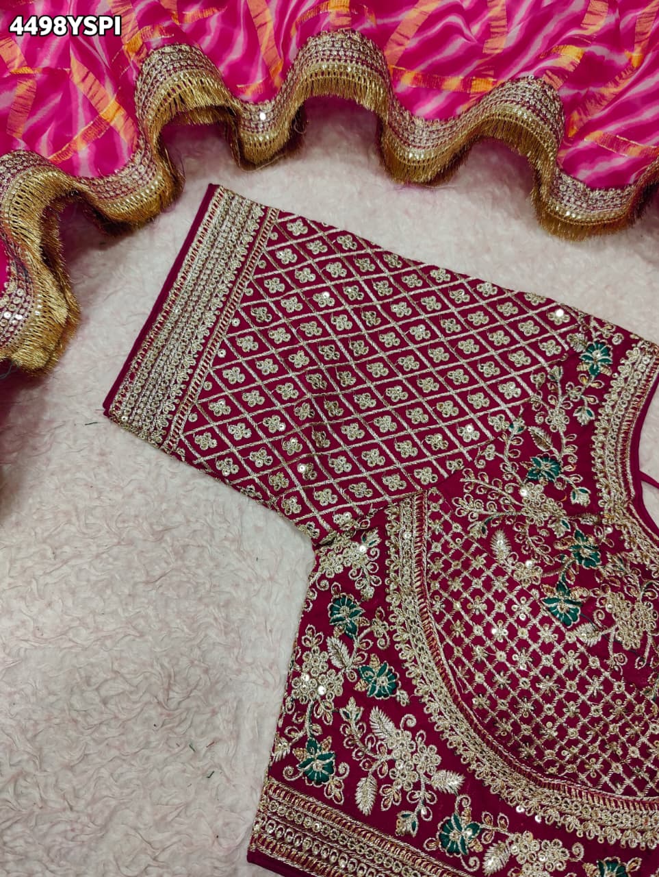 KcPc Premium Georgette Saree Featuring Classic Leheriya Design BAL