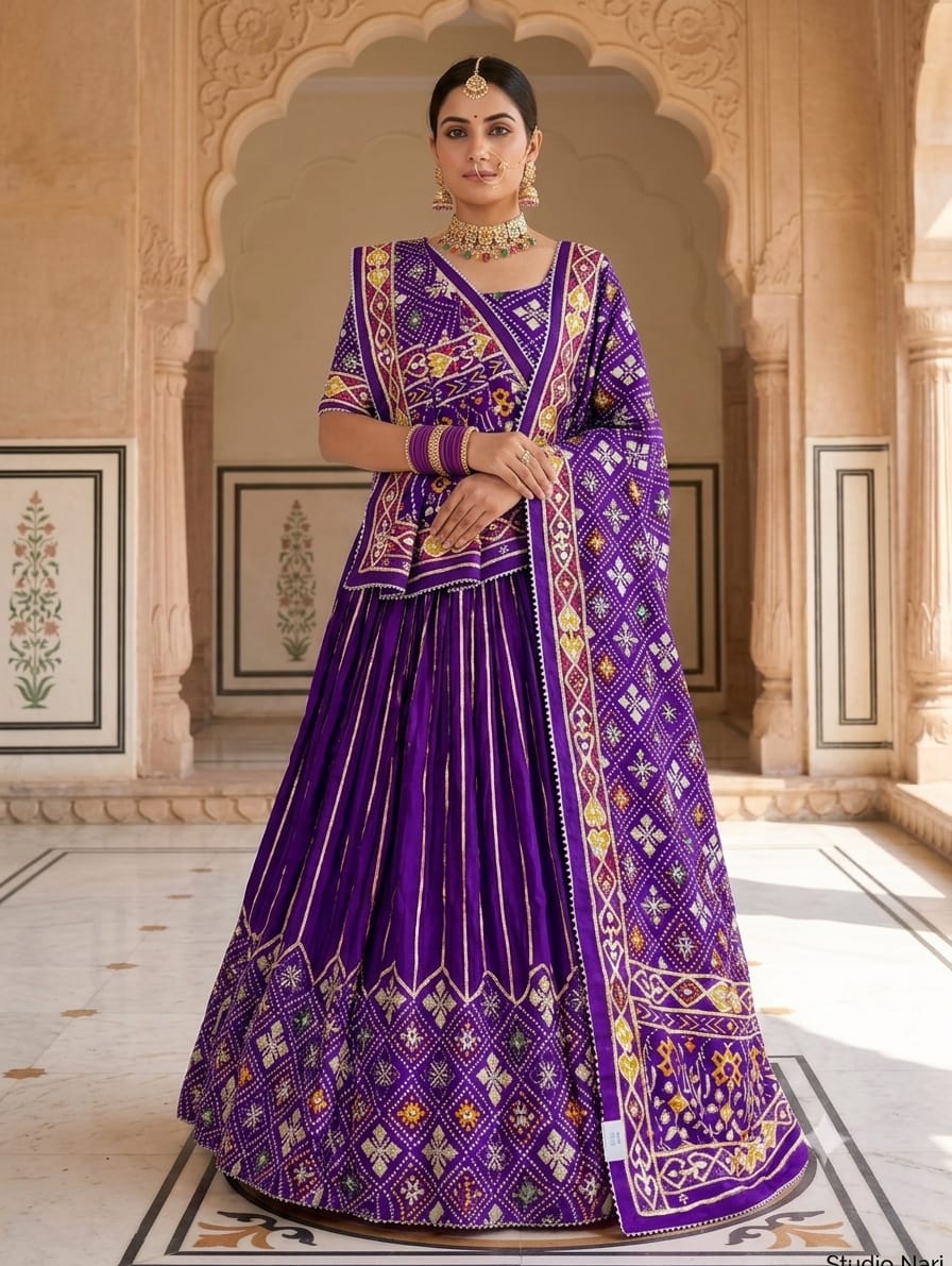 KcPc New Royal Gaji Silk Lehenga Collection with Gotapatti WorkRGC
