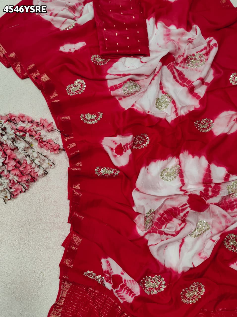 KcPc Luxury Chiffon Silk Sarees with Traditional Charm GAN