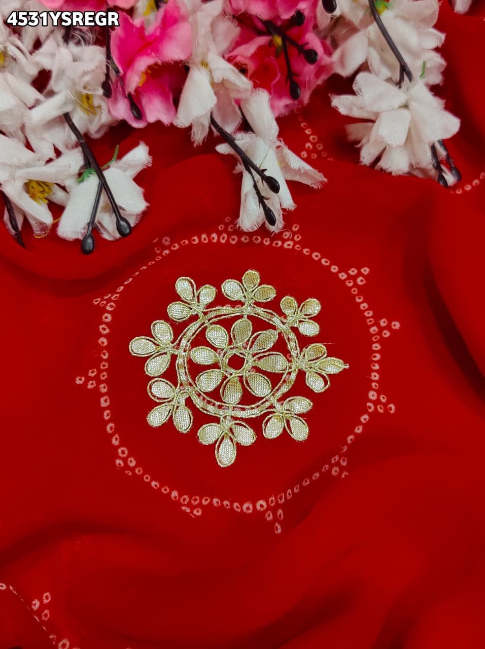 KcPc New Royal Bandhani Sarees with Festive Charm SANJU