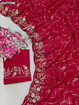 KcPc Luxury Georgette Sarees with Fine EmbroideryGAN