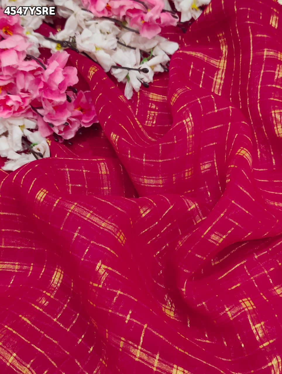 KcPc Luxury Georgette Sarees with Fine EmbroideryGAN