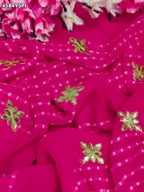 KcPc Premium Gotapatti Work Leheriya Sarees CollectionSWA