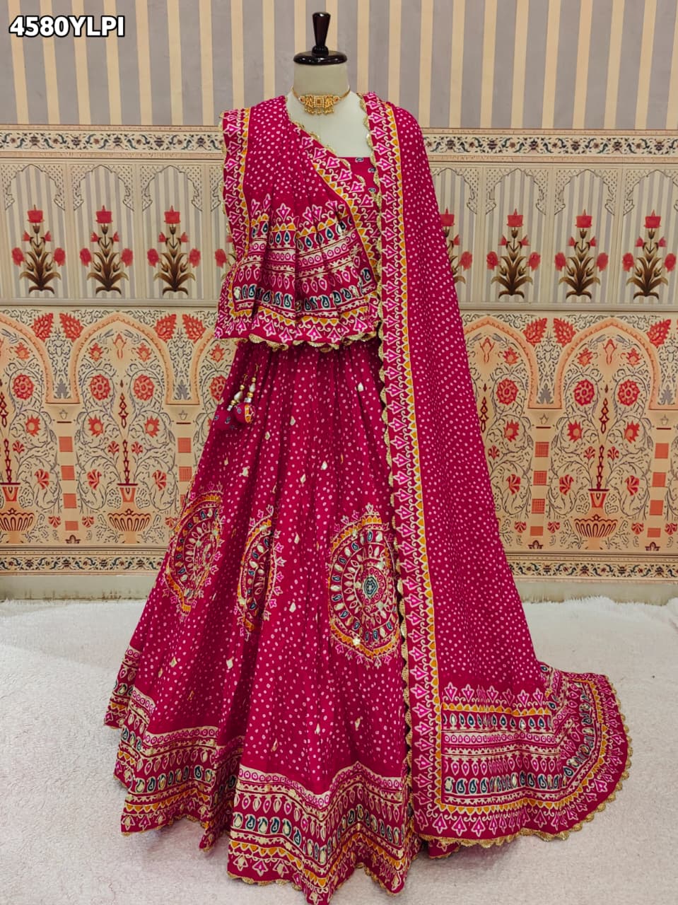 KcPc Premium Printed Crepe Silk Lehengas Designed with Elegant for Festive WearBHUTA