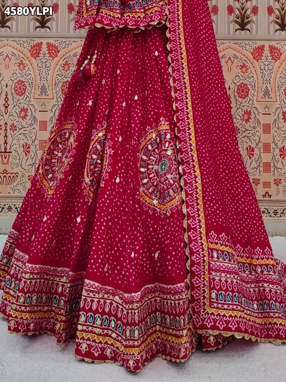 KcPc Premium Printed Crepe Silk Lehengas Designed with Elegant for Festive WearBHUTA