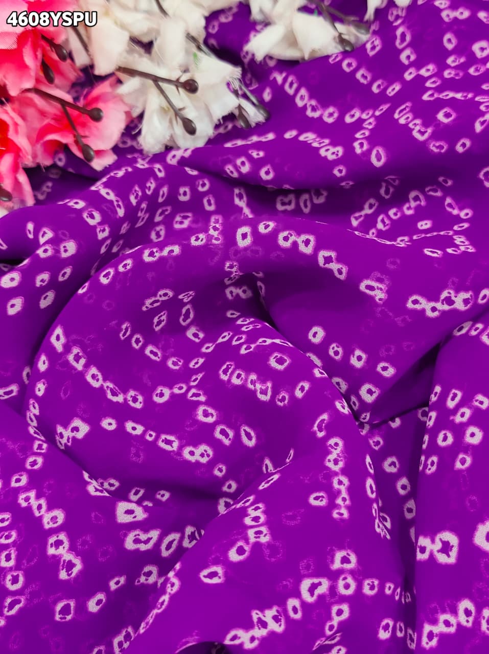 KcPc Luxury Georgette Sarees with Blouse BAL