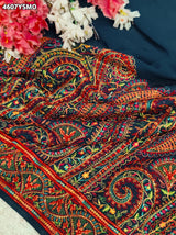 KcPc Designer Georgette Sarees with Kashida Stone WorkSHD