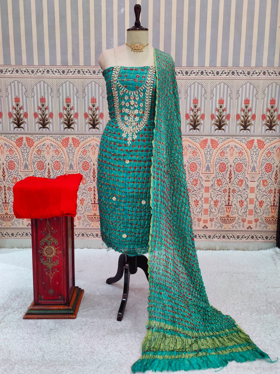 KcPc Traditional Bandhani Suit Collection KML