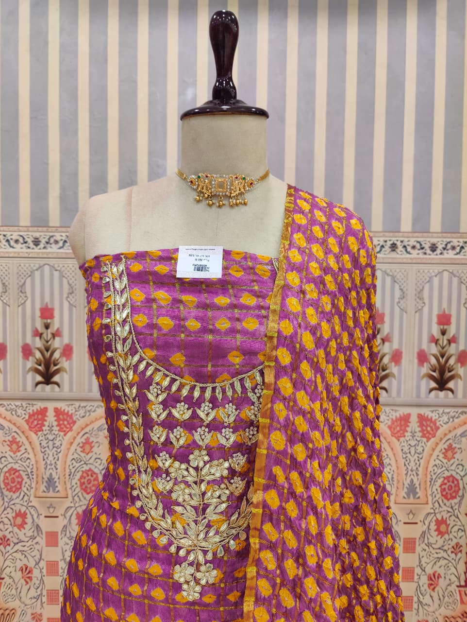KcPc Beautiful Bandhani Suits for Special OccasionsKML