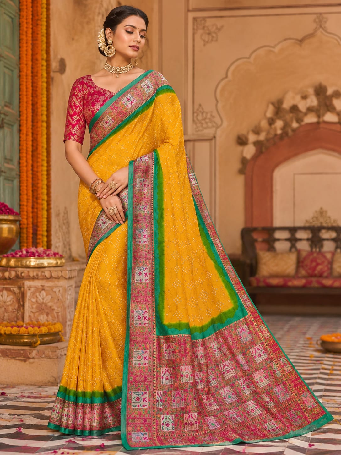 KcPc Luxury Bandhani Sarees for Festive MomentsNAV