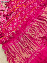 KcPc Premium Gaji Silk Bandhani Saree CollectionNAV
