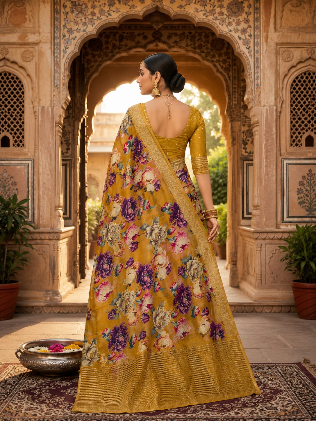 KcPc Traditional Pure Chiffon Sarees for Every Occasion OPS