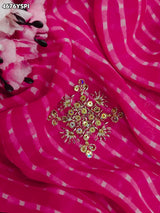 KcPc Designer Georgette Sarees with Embroidery Work GAS