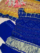 KcPc New Gaji Silk Bandhani Saree Collection NAV