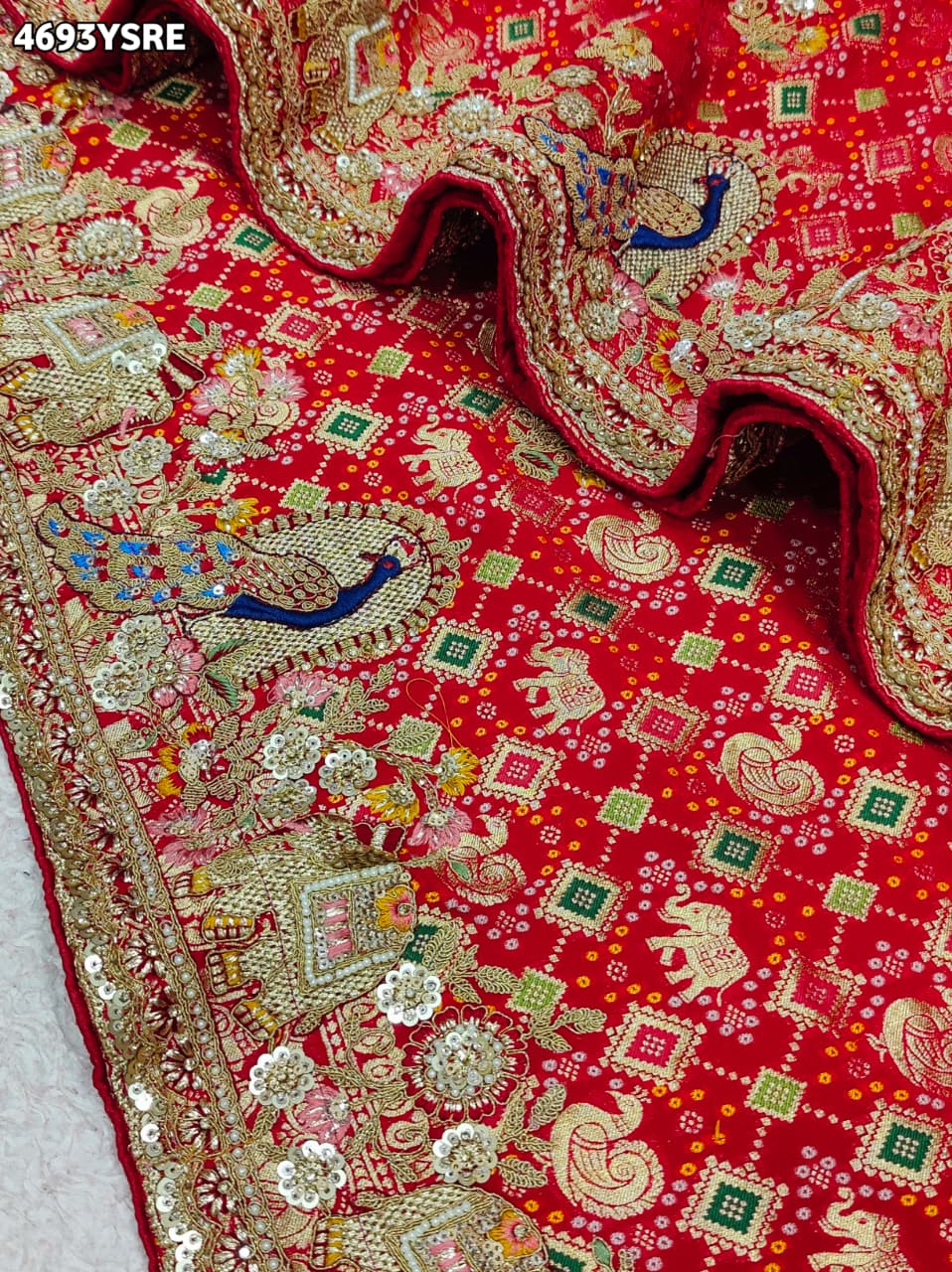 KcPc Luxury Georgette Saree with Heavy EmbroideryTUF